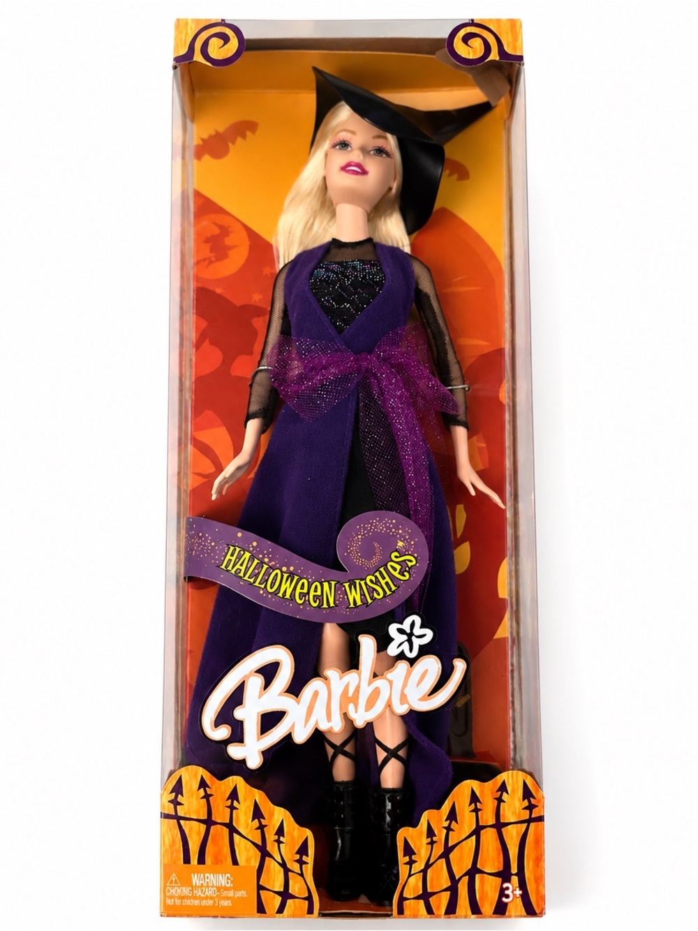 Mattel Barbie Purple Black Halloween Wishes Doll 2005